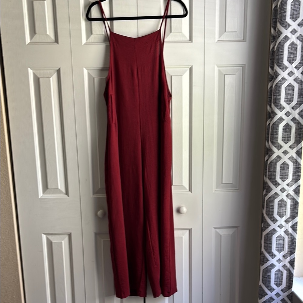 Burgundy Jumpsuit
